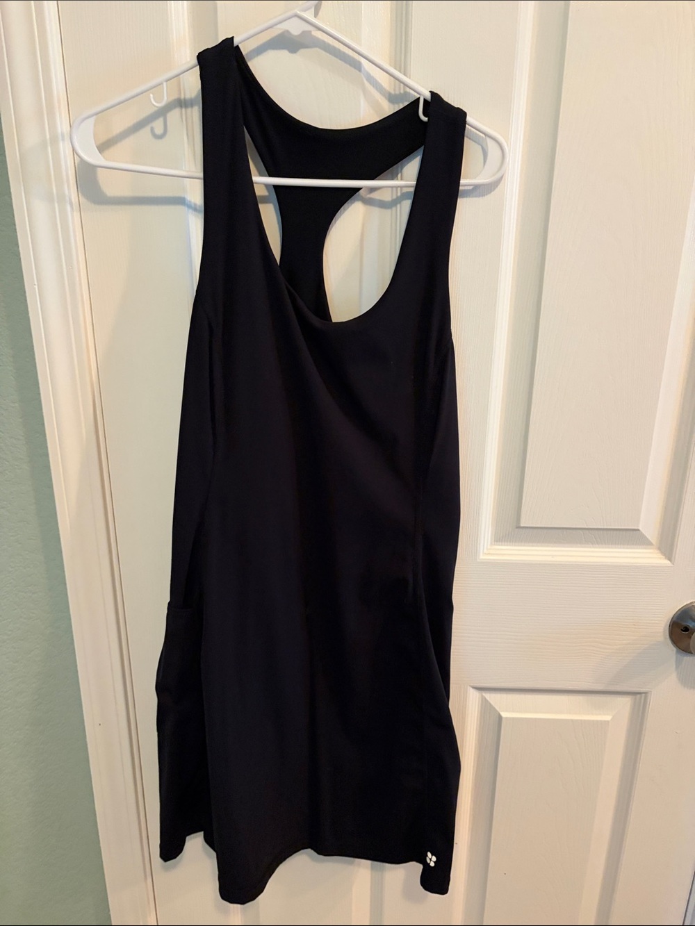 Sweaty Betty Black Racerback Mini Dress